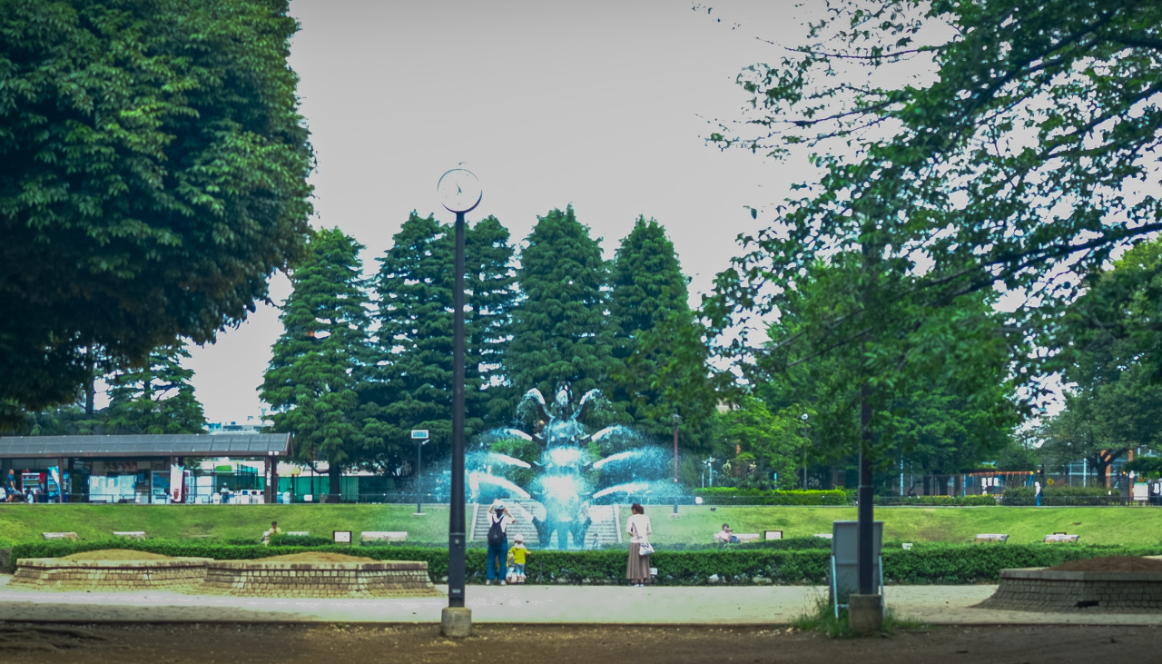 世田谷公園噴水広場